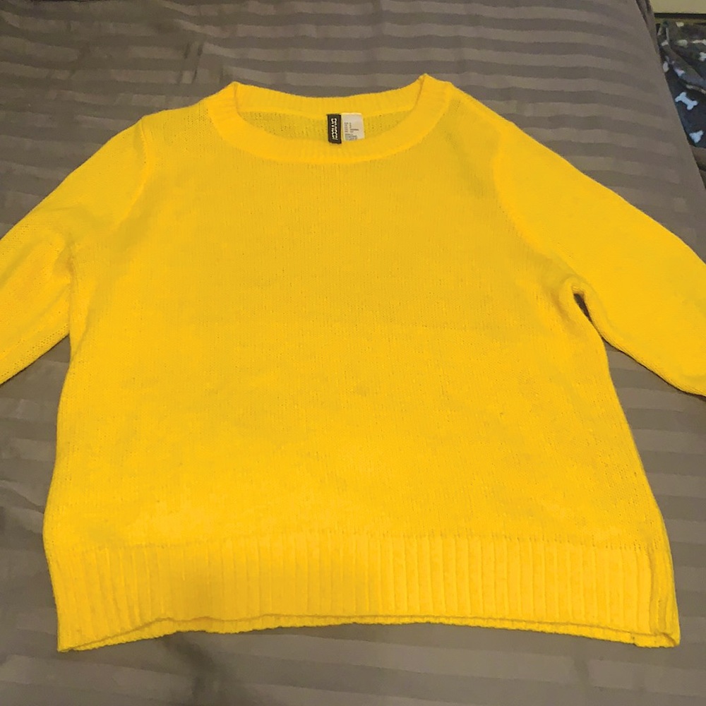 Yellow H&M sweater